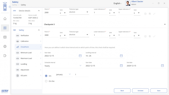KERN EasyTouch SET-11 Safety imagine principala [11]