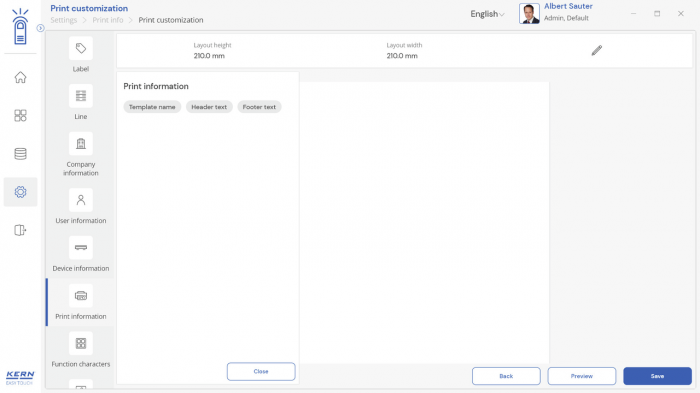 KERN EasyTouch SET-14 Individual Print imagine principala [2]