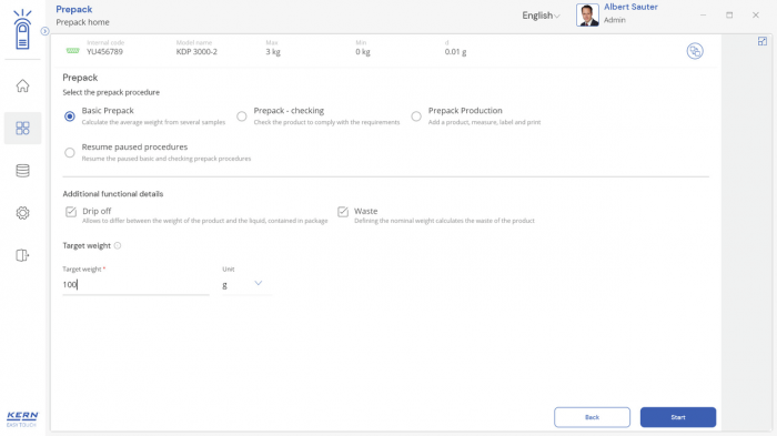 KERN EasyTouch SET-17 PrePack imagine principala [4]