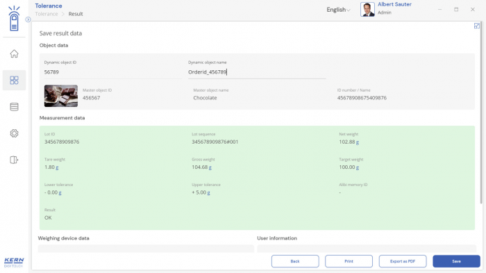 KERN EasyTouch SET-31 Tolerance imagine principala [8]