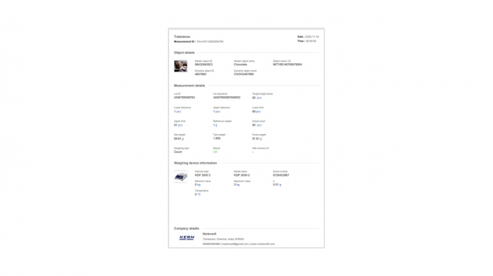 KERN EasyTouch SET-31 Tolerance imagine principala [10]