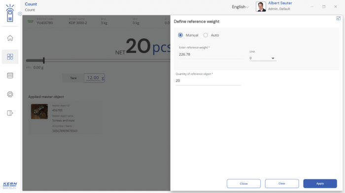 KERN EasyTouch SET-32 Count imagine principala [3]