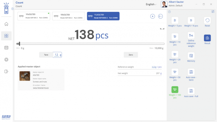 KERN EasyTouch SET-32 Count imagine principala [7]