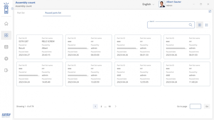 KERN EasyTouch SET-35 Assembly Count imagine principala [3]