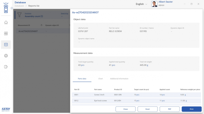 KERN EasyTouch SET-35 Assembly Count imagine principala [4]