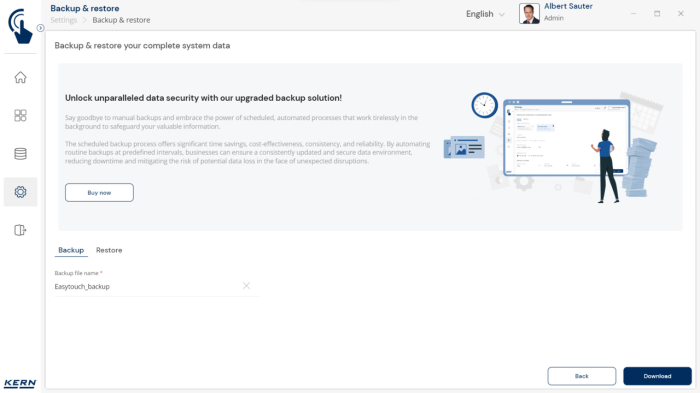 KERN EasyTouch SET-46 Backup Scheduler - Software - KERN Software [2]