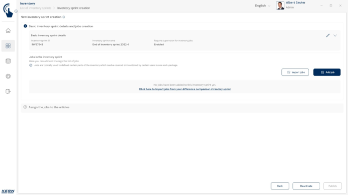 KERN EasyTouch SET-52 Inventory - Software - KERN Software [6]