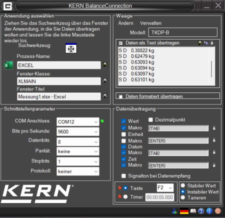 BalanceConnection Standard KERN SCD-4.0-DLS05