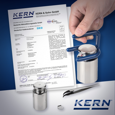 Certificat de calibrare DAkkS - KERN 962-254