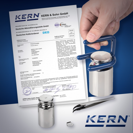 Certificat de calibrare DAkkS - KERN 962-643