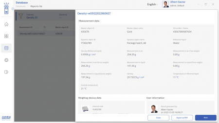 KERN EasyTouch SET-04 Density imagine principala [5]