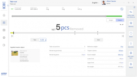 KERN EasyTouch SET-08 Take-out imagine principala [5]