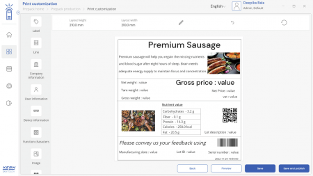 KERN EasyTouch SET-14 Individual Print imagine principala [3]