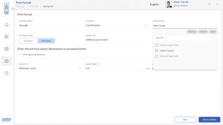 KERN EasyTouch SET-14 Individual Print imagine principala [7]