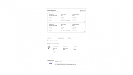 KERN EasyTouch SET-16 Batch and Statistics imagine principala [6]