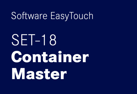Easy Touch - KERN EasyTouch SET-18 Container Master - Software - KERN Software