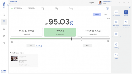 KERN EasyTouch SET-31 Tolerance imagine principala [3]