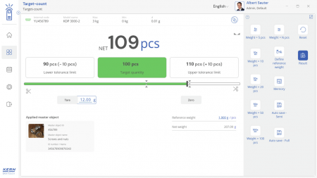 KERN EasyTouch SET-33 Target Count imagine principala [5]
