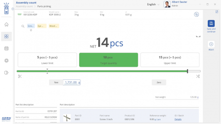 KERN EasyTouch SET-35 Assembly Count imagine principala [8]