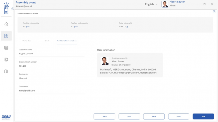 KERN EasyTouch SET-35 Assembly Count imagine principala [1]