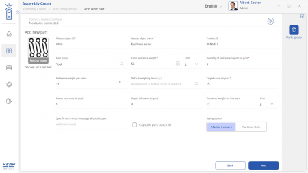KERN EasyTouch SET-35 Assembly Count imagine principala [7]
