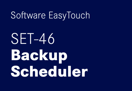 Easy Touch - KERN EasyTouch SET-46 Backup Scheduler - Software - KERN Software