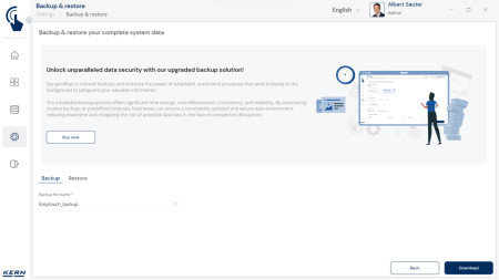 KERN EasyTouch SET-46 Backup Scheduler - Software - KERN Software [1]