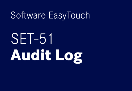 Easy Touch - KERN EasyTouch SET-51 Audit Logs - Software - KERN Software