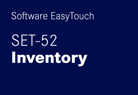 Easy Touch - KERN EasyTouch SET-52 Inventory - Software - KERN Software