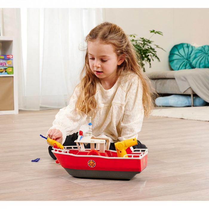 Barca Simba Fireman Sam Titan Fireboat 32 cm cu figurina si accesorii [11]