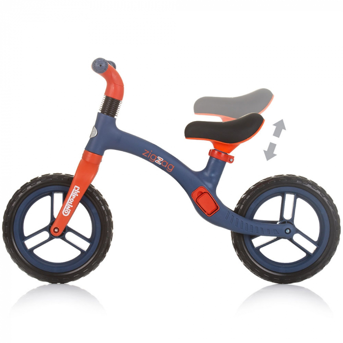 Bicicleta fara pedale Chipolino Zig Zag blue red [3]