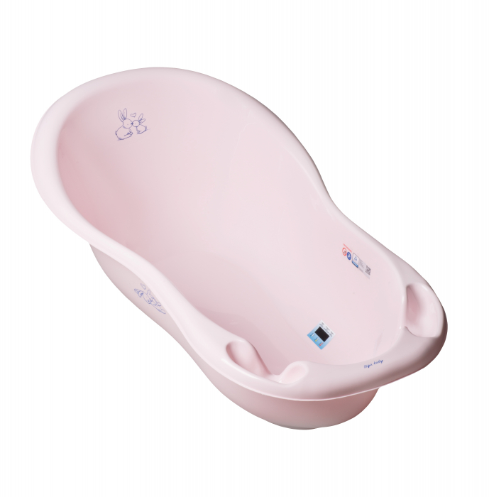 CADITA COPII 102 CM CU SENZOR SI DOP MICUTII IEPURASI ROZ KR-005-104 [1]