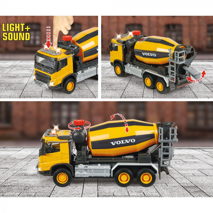 Camion betoniera Majorette Volvo Cement Mixer [4]