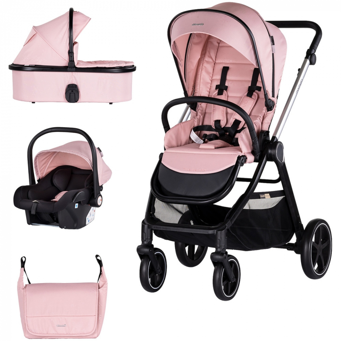 Carucior Chipolino Marbella 3 in 1 pink marshmallow [1]