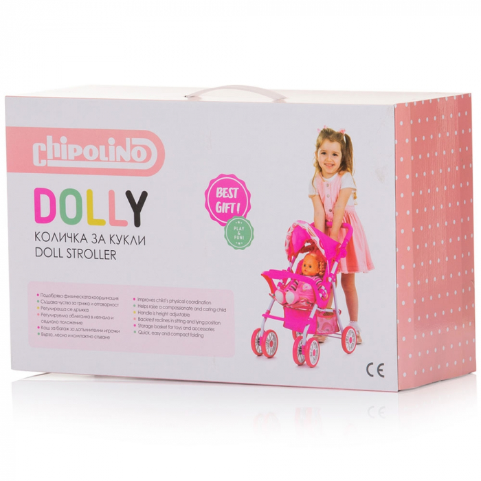 Carucior pentru papusi Chipolino Dolly multicolor [6]