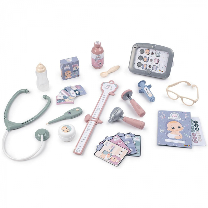 Centru de ingrijire pentru papusi Smoby Baby Care Center albastru cu accesorii [3]