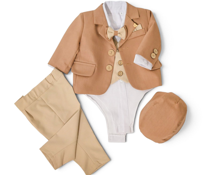 Costum Elegant Botez Băieți „Mateo” – 5 Piese [3]