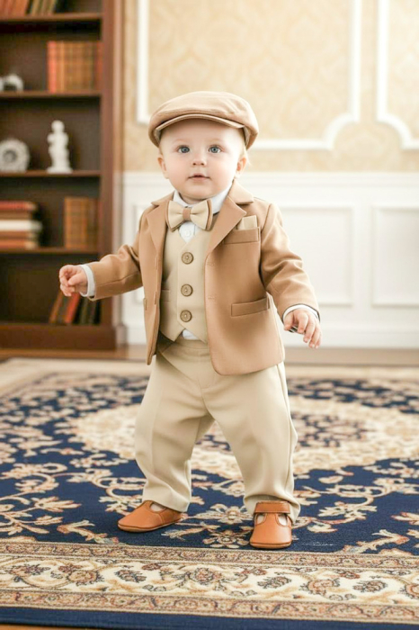 Costum Elegant Botez Băieți „Mateo” – 5 Piese [2]
