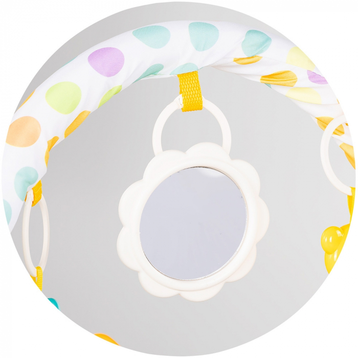 Covoras de joaca cu pian Chipolino Zoo Party blue [4]