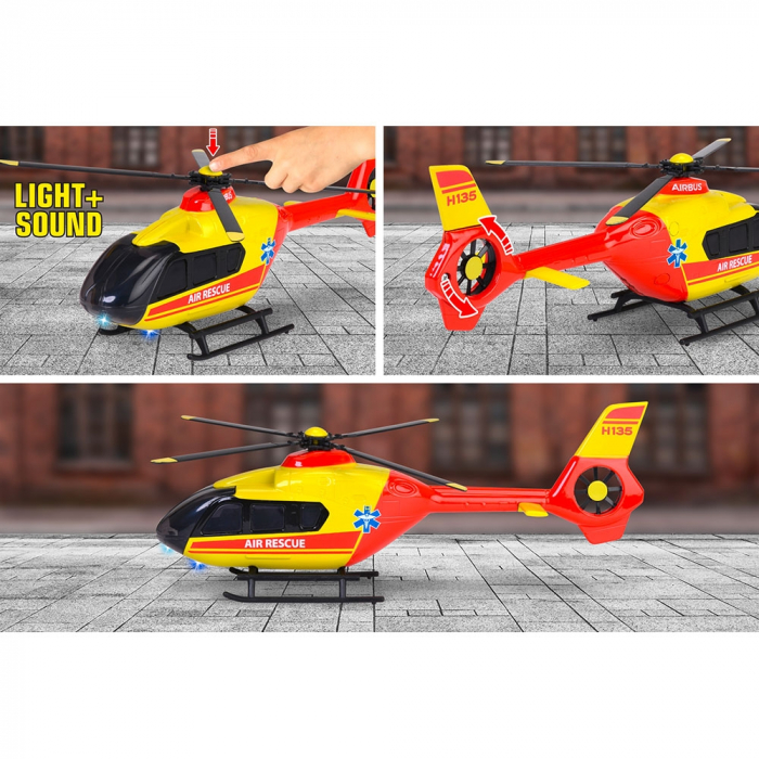 Elicopter de salvare Majorette Airbus H135 cu lumini si sunete [5]
