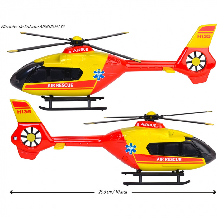 Elicopter de salvare Majorette Airbus H135 cu lumini si sunete [3]