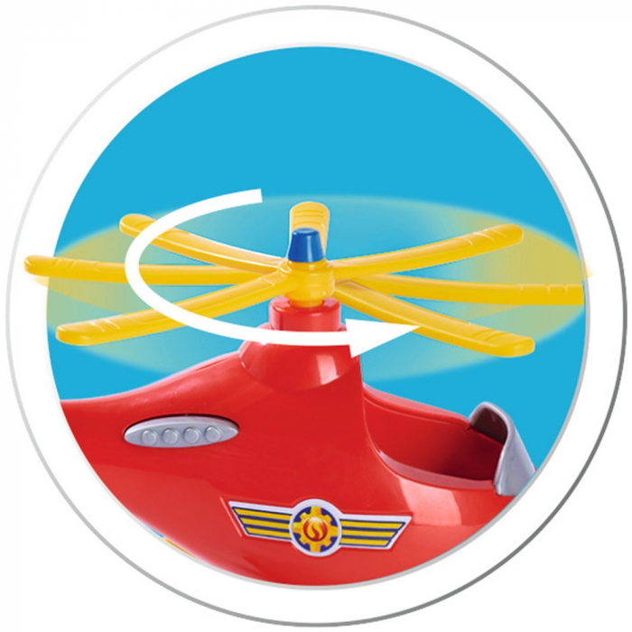 Elicopter Simba Fireman Sam Wallaby cu figurina Tom [3]