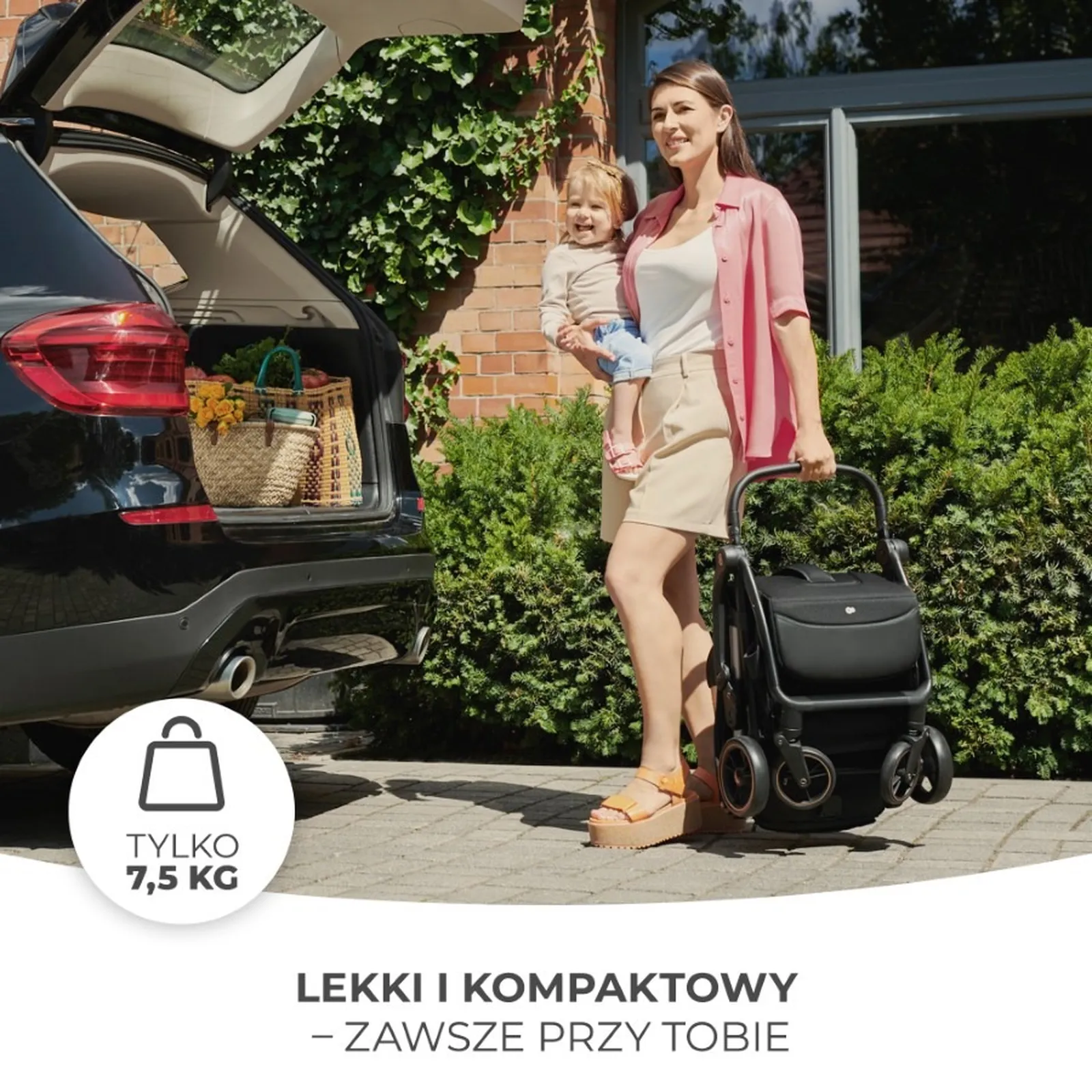 Cărucior Sport Kinderkraft Apino Raven Black [2]