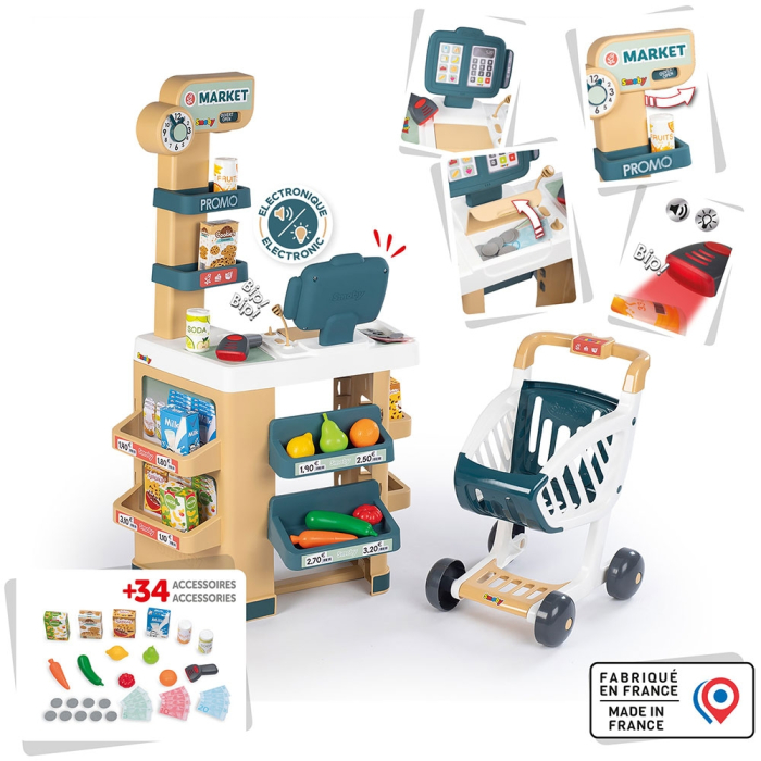 Magazin pentru copii Smoby Market cu 34 accesorii [2]