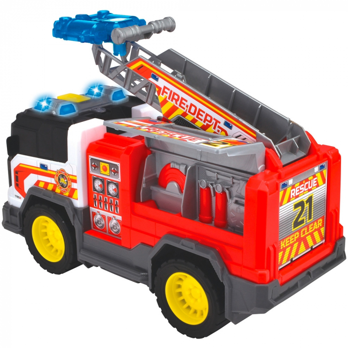 Masina de pompieri Dickie Toys Fire Rescue Unit 30 cm cu lumini si sunete [5]