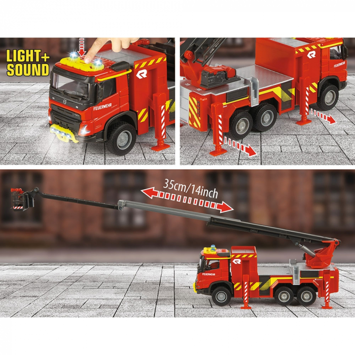 Masina de pompieri Majorette Volvo Fire Engine [4]