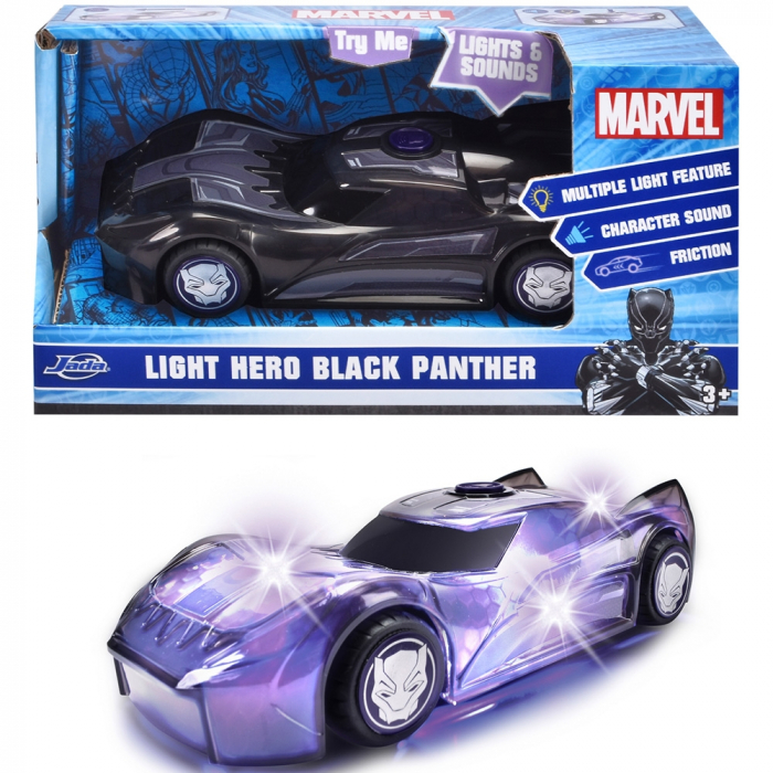 Masina Jada Toys Marvel Light Hero Black Panther 1:32 15 cm [5]