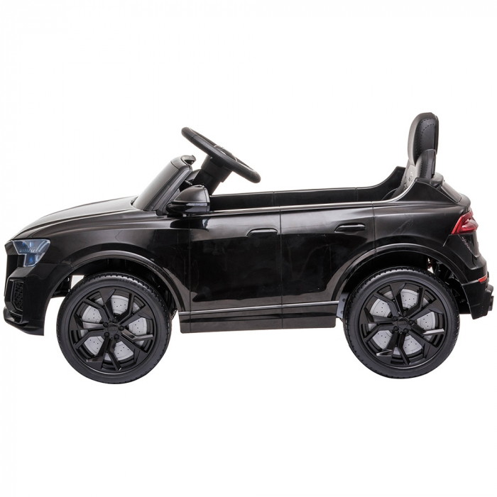 Masinuta electrica Chipolino Audi RS Q8 cu scaun din piele si roti EVA black [3]