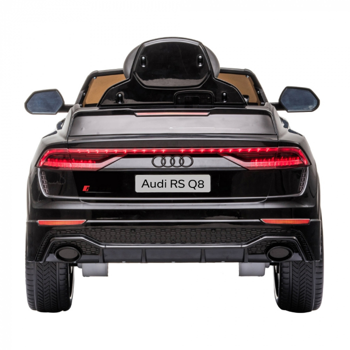 Masinuta electrica Chipolino Audi RS Q8 cu scaun din piele si roti EVA black [5]