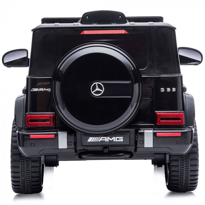 Masinuta electrica Chipolino SUV Mercedes G63 AMG cu scaun din piele si roti EVA black [8]
